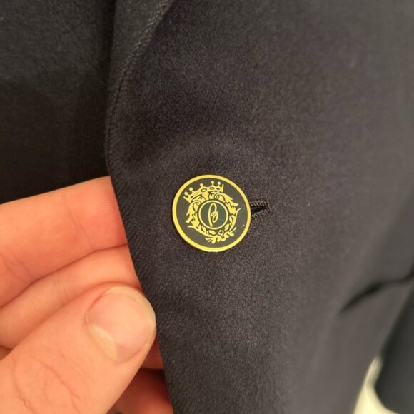 Brioni 100% Cashmere Traiano Blazer Jacket Golden Buttons - Picture 7 of 9